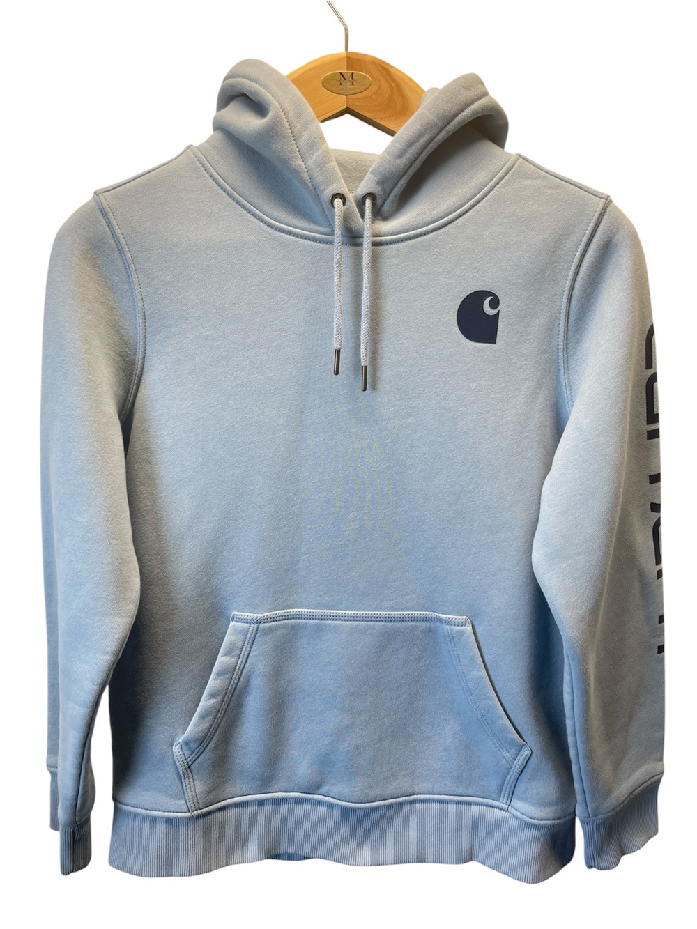 Carhartt Women’s Size L (12-14) Relaxed Fit Mid Weight Graphic Sleeve Hoodie